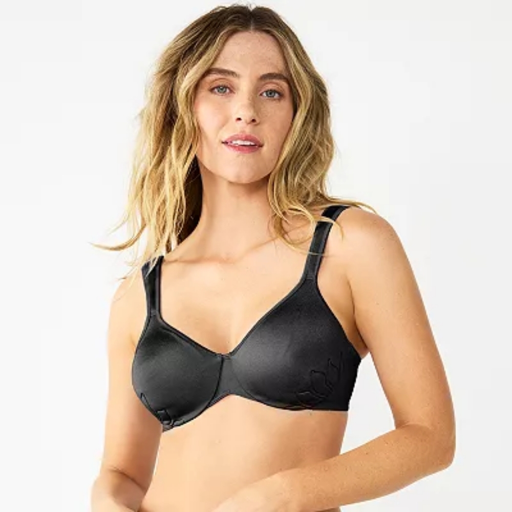 36DDD Non-Padded Black Bra